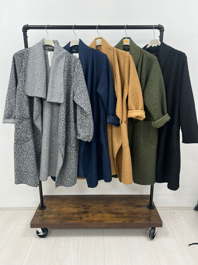 Boucle Blanket Coat