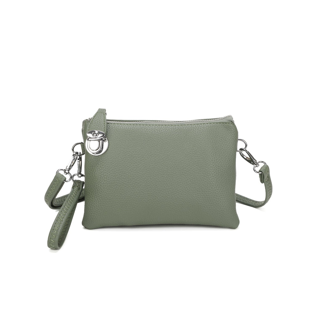 4 In 1 Clutch Purse Crossbody Wristlet Bag - Ultimate Versatility Be You Lifestyle Boutique Khaki