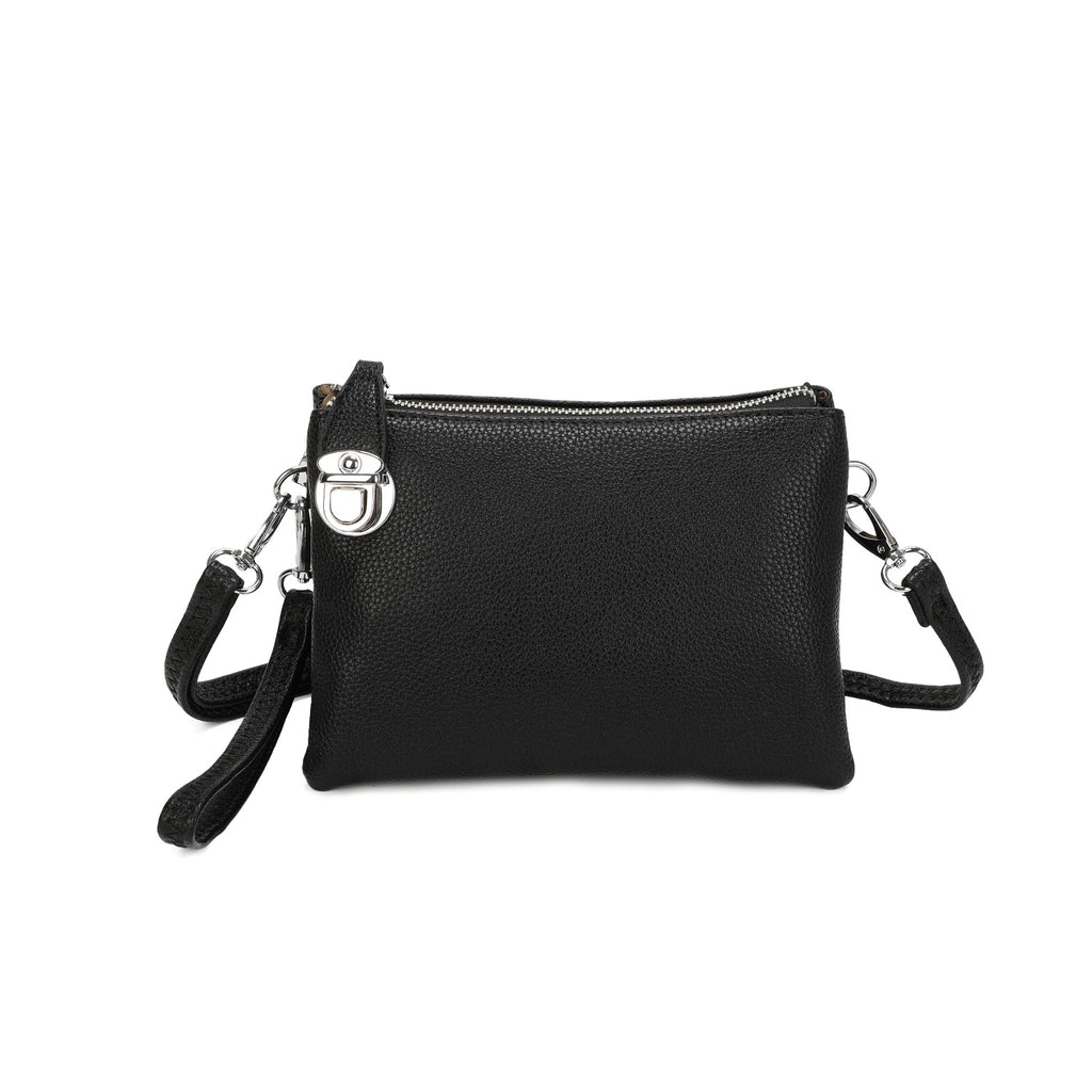 4 In 1 Clutch Purse Crossbody Wristlet Bag - Ultimate Versatility Be You Lifestyle Boutique Black