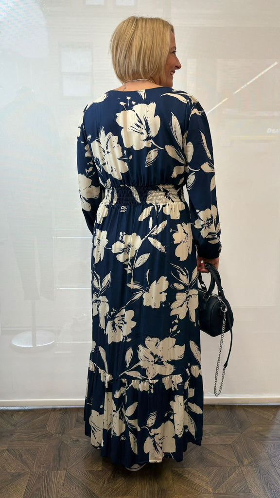 Women’s Lolita Maxi Shirred Floral Dress