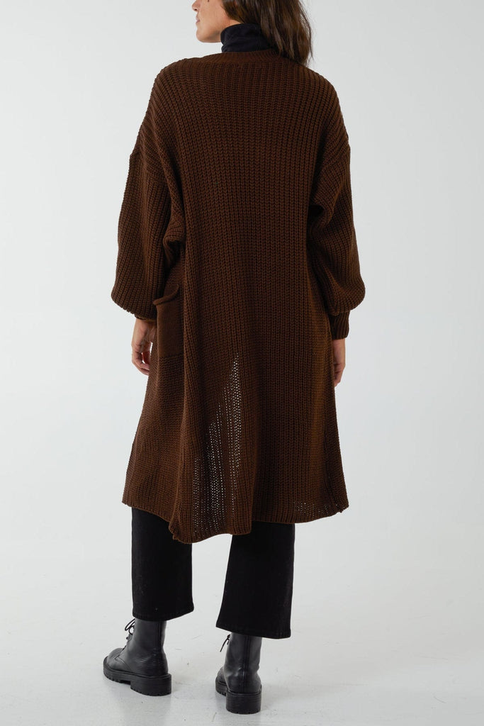 Balloon Sleeved Cardigan