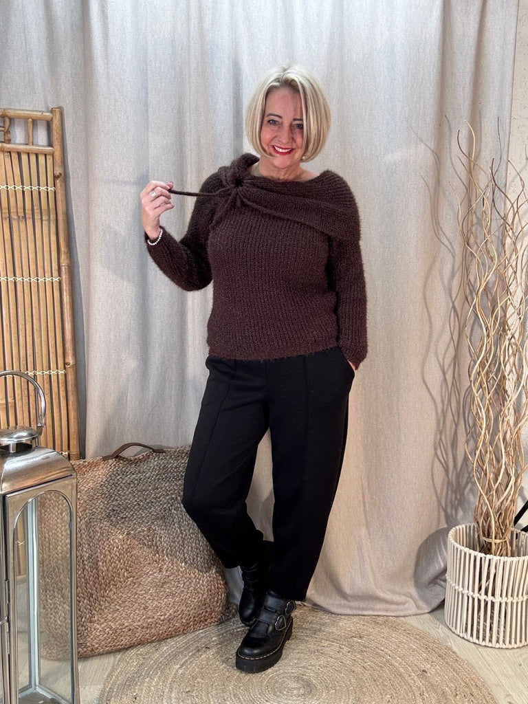 Bardot Fluffy Shimmer Knit Jumper Be You Lifestyle Boutique