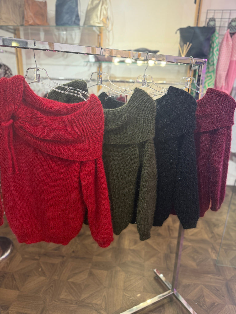 Bardot Fluffy Shimmer Knit Jumper Be You Lifestyle Boutique