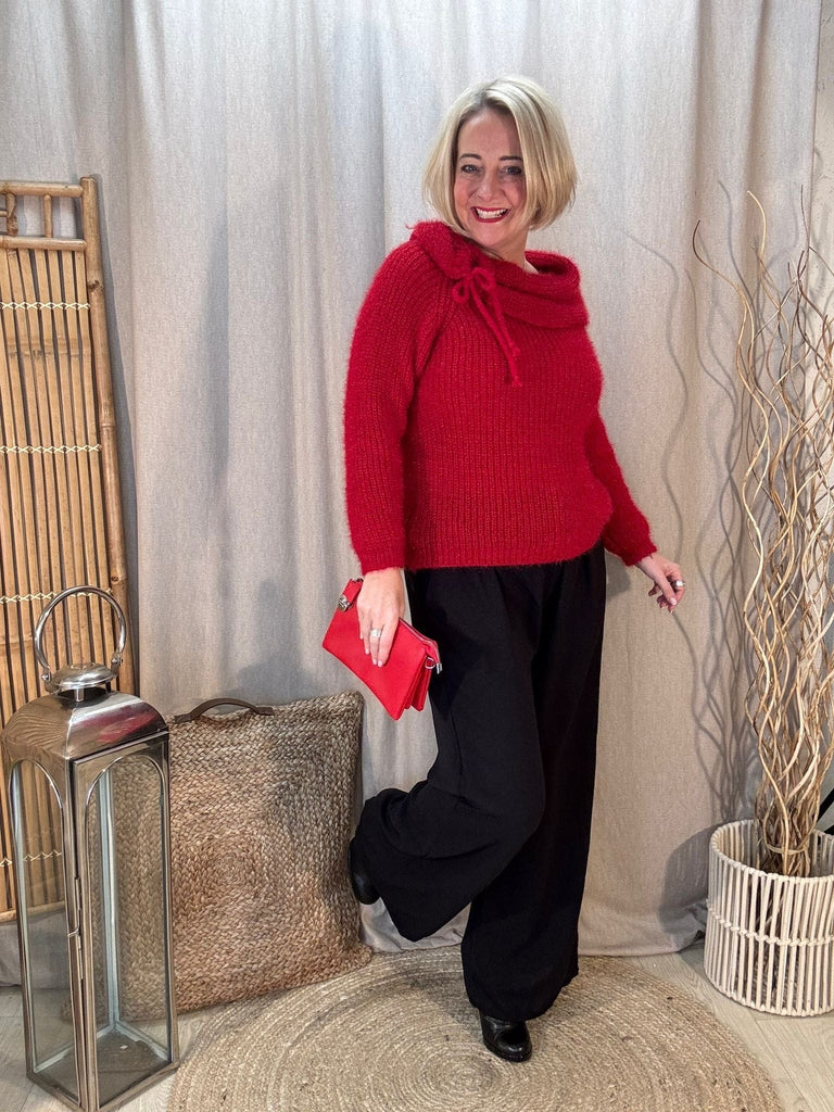 Bardot Fluffy Shimmer Knit Jumper Be You Lifestyle Boutique