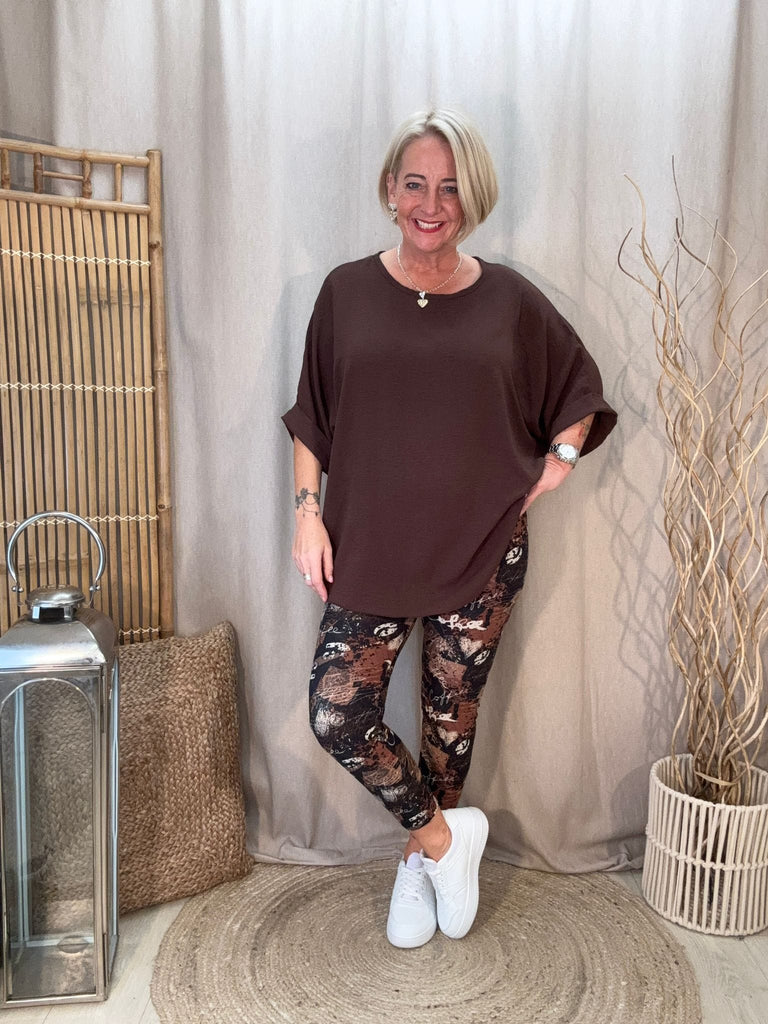 Basic Batwing Short Sleeve Blouse with Complimentary Necklace Be You Lifestyle Boutique