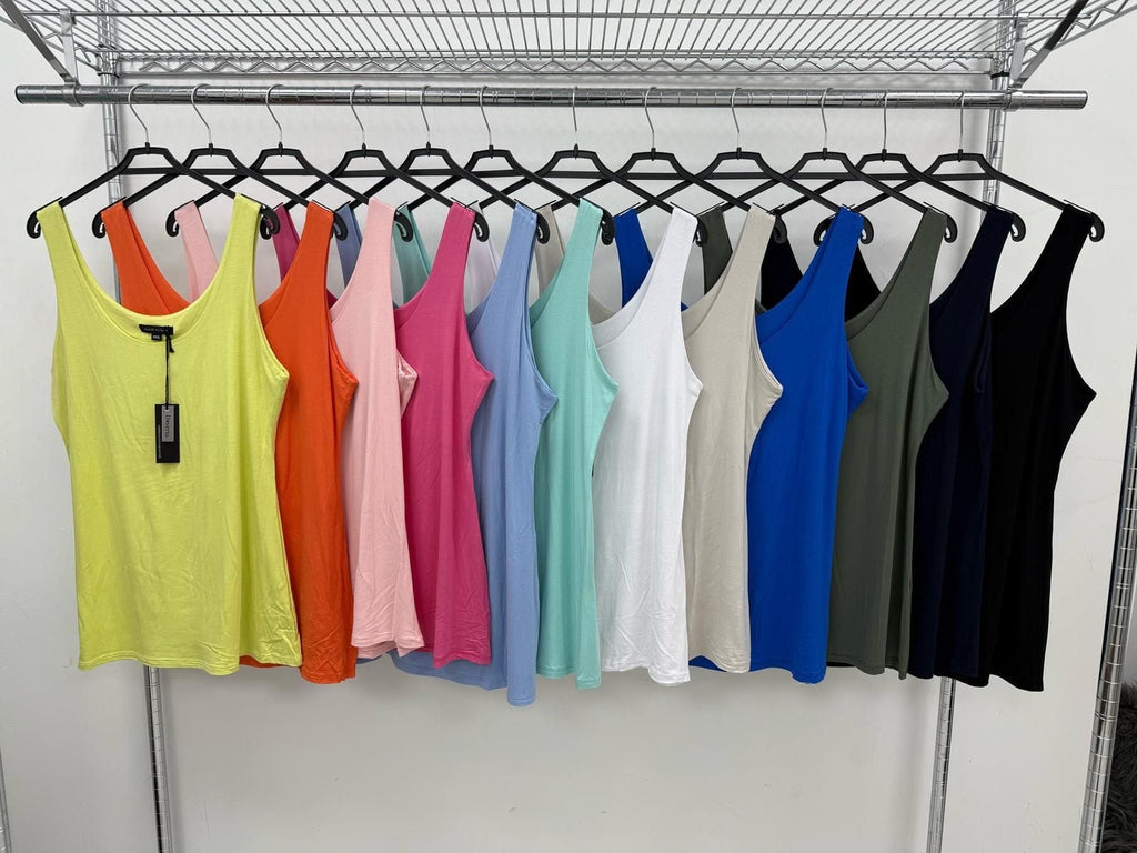Basic Fitted Seamless Simple Vest Be You Lifestyle Boutique