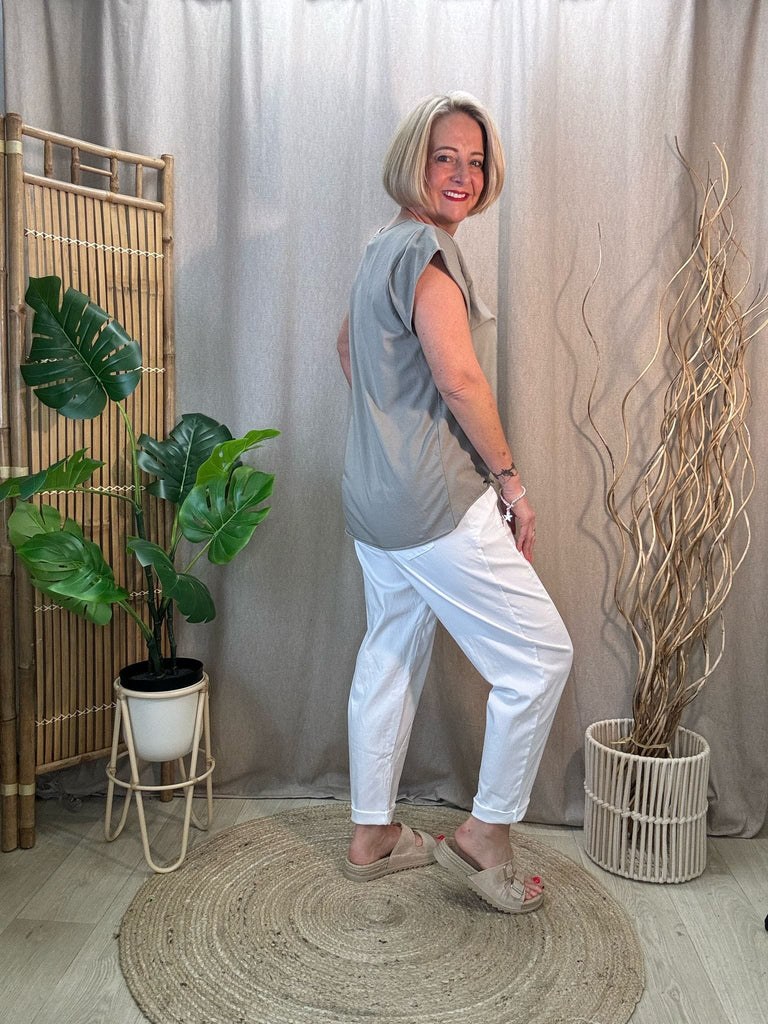Basic Raw Hem Short Sleeve Tee Be You Lifestyle Boutique