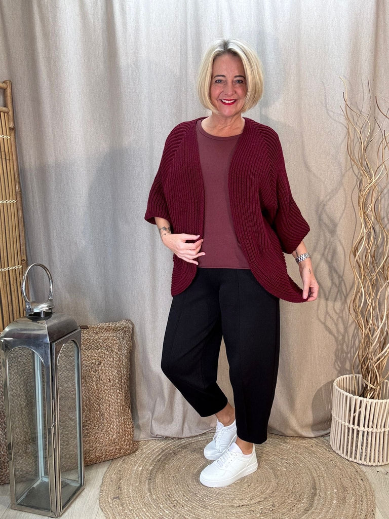 Basic Raw Hem Short Sleeve Tee - Made in Italy Be You Lifestyle Boutique