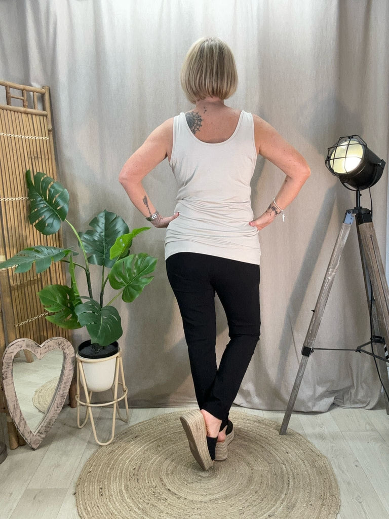 Basic Scoop Neck Layering Vest Be You Lifestyle Boutique