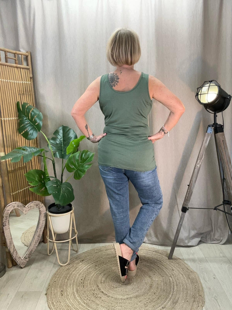 Basic Scoop Neck Layering Vest Be You Lifestyle Boutique