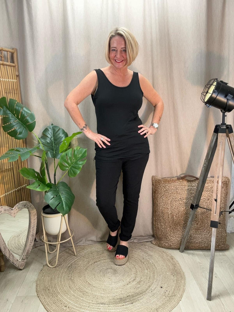 Basic Scoop Neck Layering Vest Be You Lifestyle Boutique