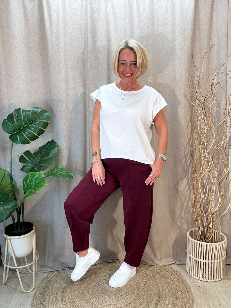 Carrot Leg Seam Front Drawstring Joggers Be You Lifestyle Boutique