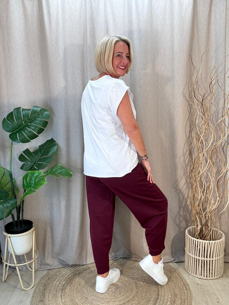 Carrot Leg Seam Front Drawstring Joggers Be You Lifestyle Boutique