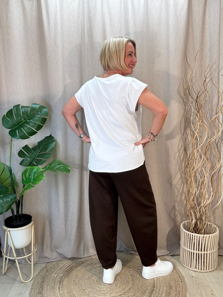 Carrot Leg Seam Front Drawstring Joggers Be You Lifestyle Boutique