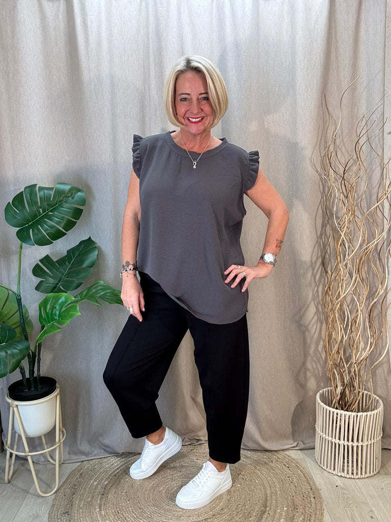 Carrot Leg Seam Front Drawstring Joggers Be You Lifestyle Boutique