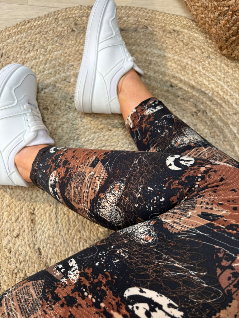Choccy Coffee Super Smooth Leggings Be You Lifestyle Boutique 1