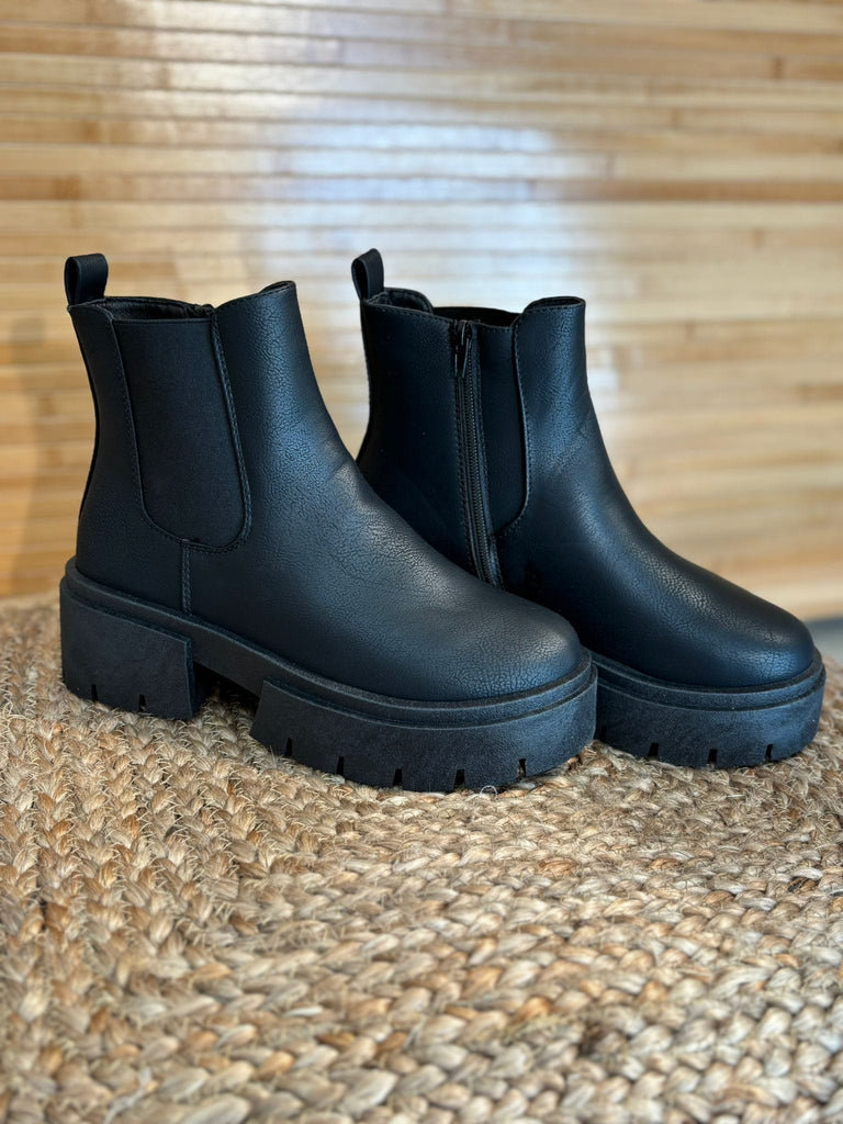 Chunky Cleated Chelsea Ankle Boot Be You Lifestyle Boutique
