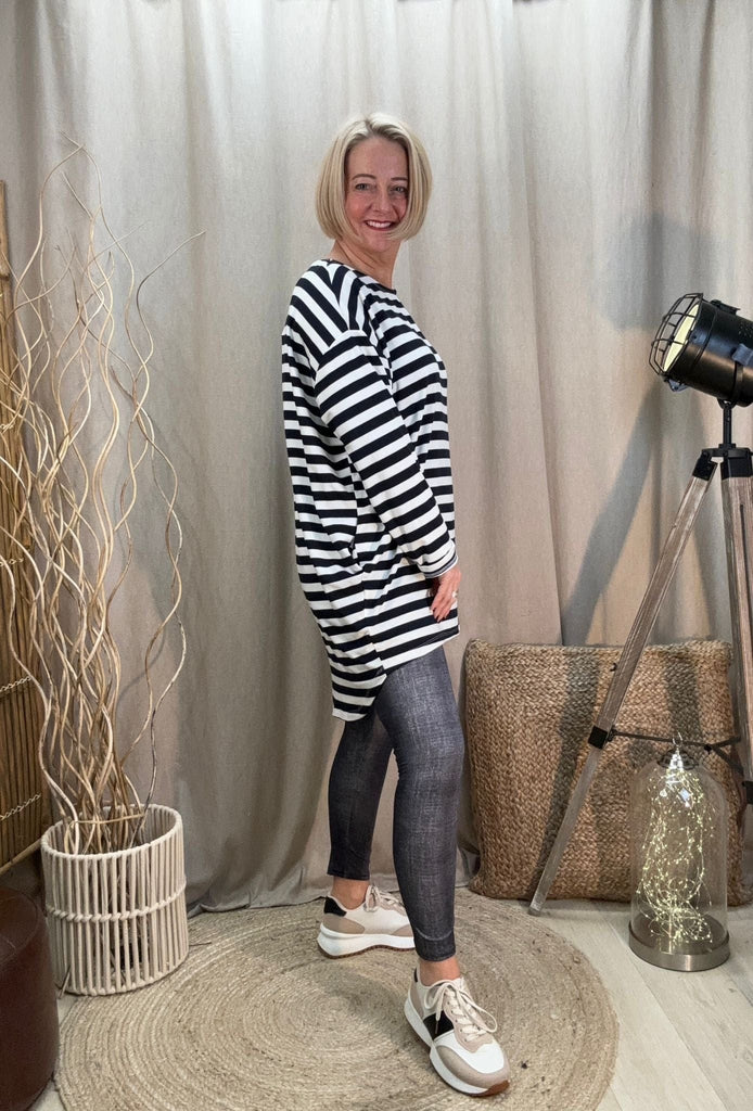 Dark Denim Look Super Smooth Leggings Be You Lifestyle Boutique