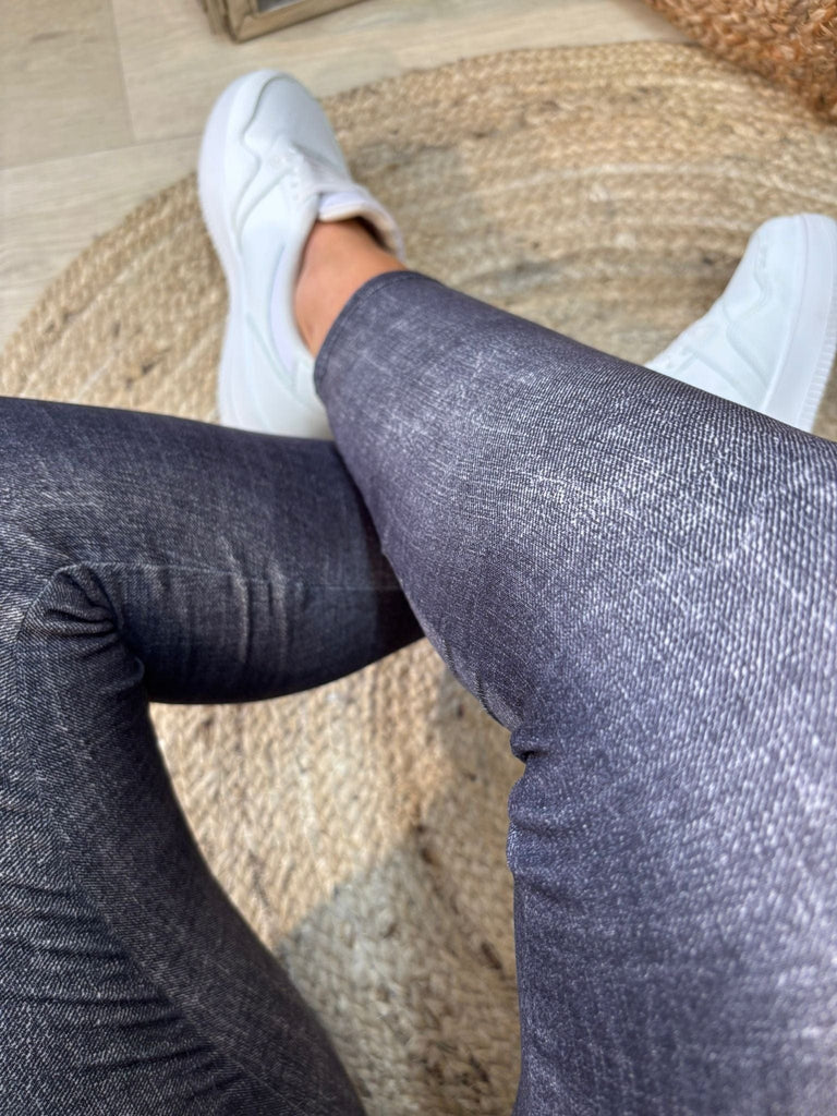 Dark Denim Look Super Smooth Leggings - Premium Comfort Be You Lifestyle Boutique