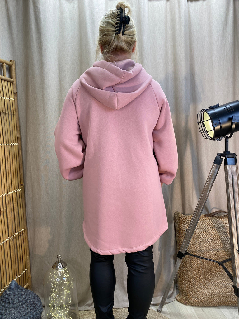 Dipped Leopard Lace Fleece Hoodie Comfy Casual Be You Lifestyle Boutique