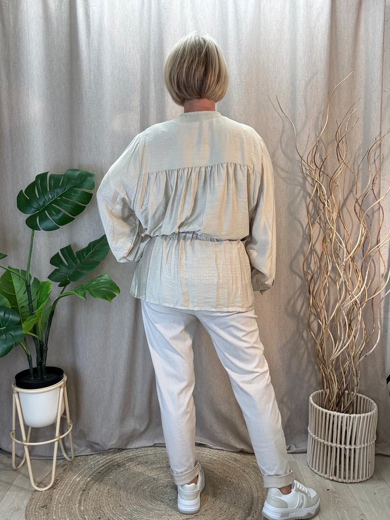 Drawstring Zipped Lightweight Jacket With Twin Pockets Be You Lifestyle Boutique