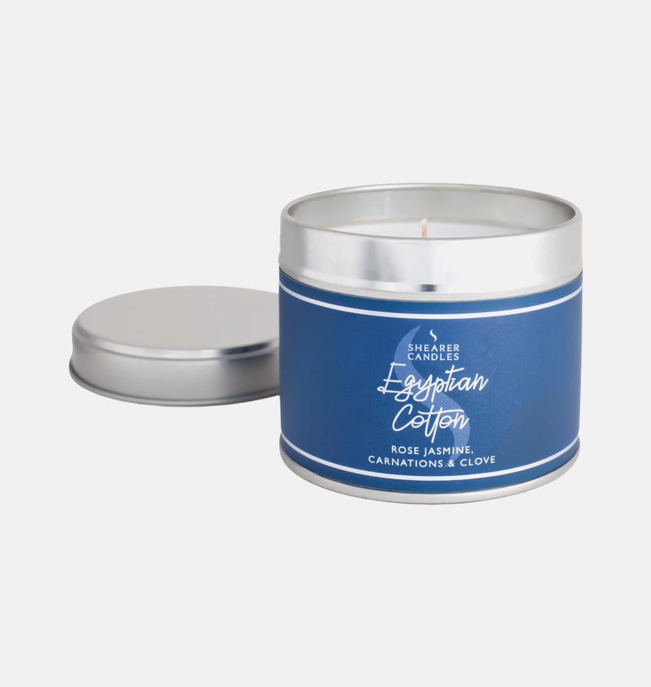 Egyptian Cotton Shearers Tin Candle Gift 𝗥𝗥𝗣 £𝟭𝟮.𝟱𝟬 Be You Lifestyle Boutique