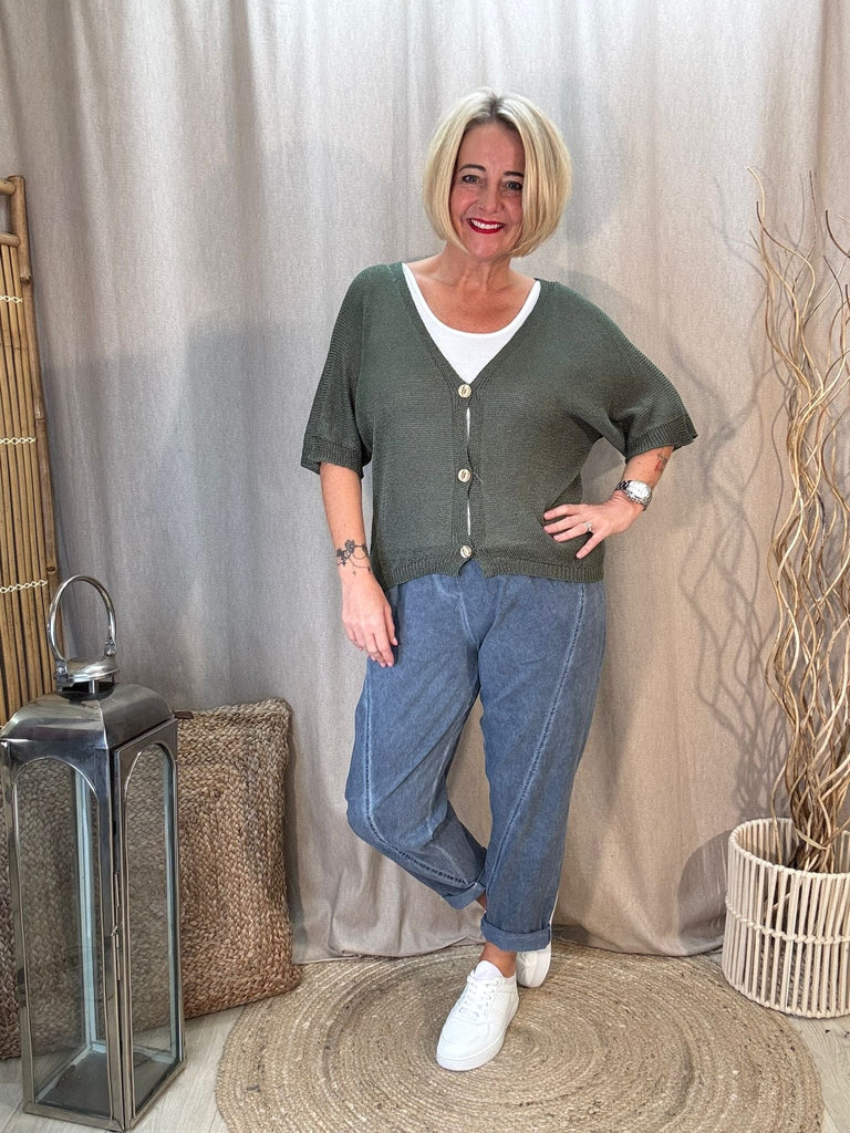 Fine Mesh Knit Button Cardigan Be You Lifestyle Boutique