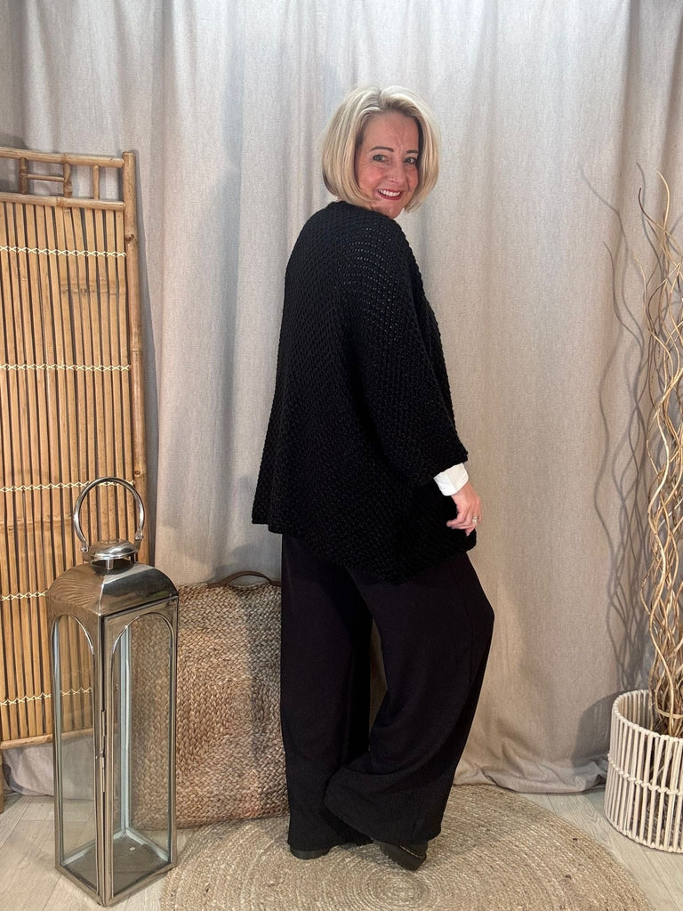 Fisherman Chunky Knit Pocket Cardigan Be You Lifestyle Boutique