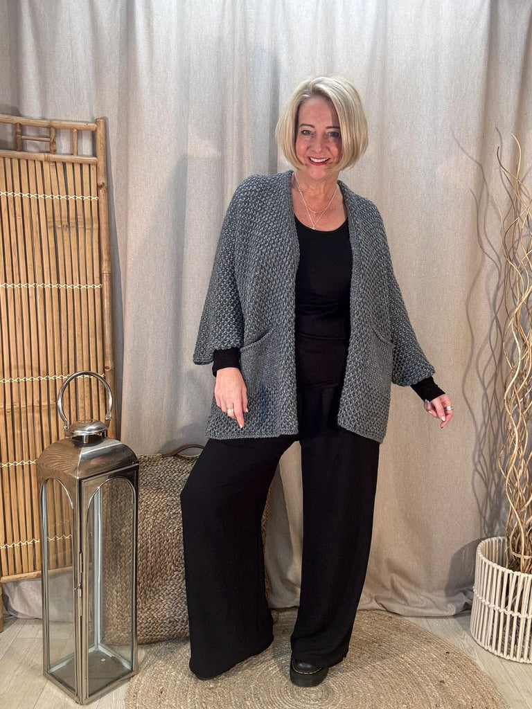 Fisherman Chunky Knit Pocket Cardigan Be You Lifestyle Boutique