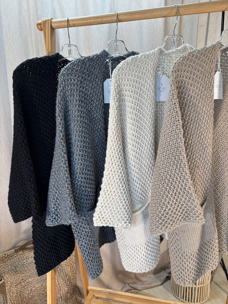 Fisherman Chunky Knit Pocket Cardigan Be You Lifestyle Boutique