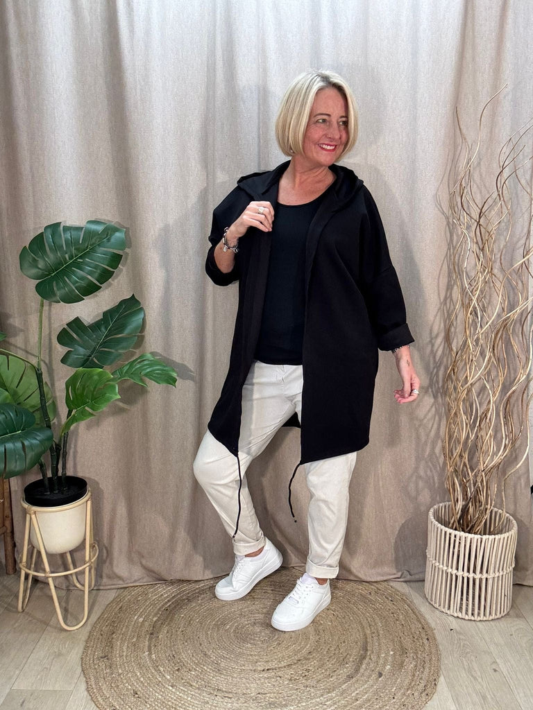 Fishtail Hooded Simple Lightweight Jacket Be You Lifestyle Boutique