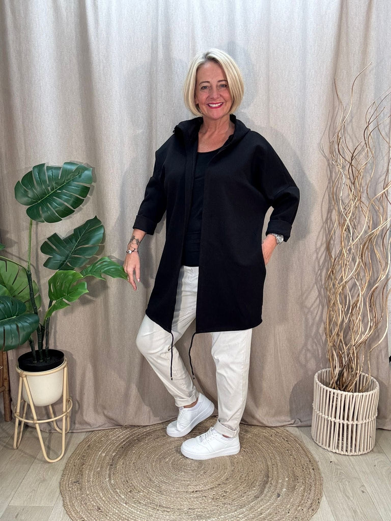 Fishtail Hooded Simple Lightweight Jacket Be You Lifestyle Boutique