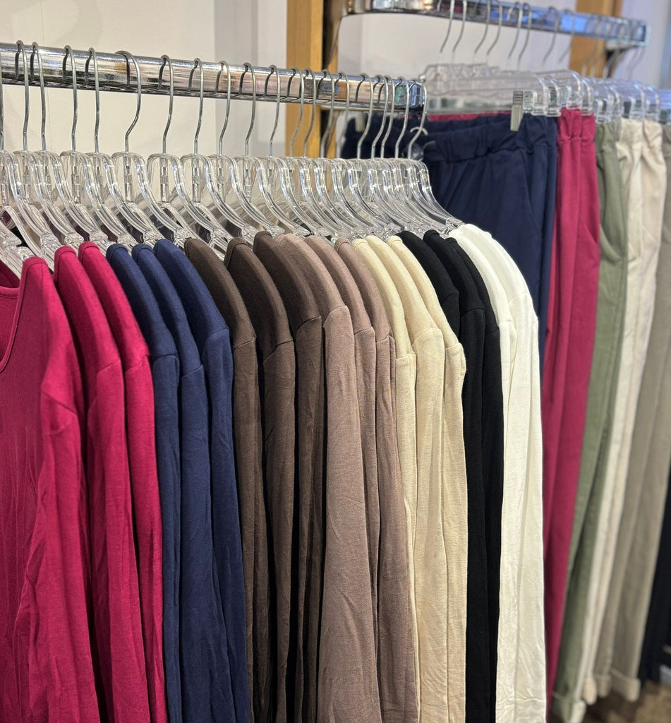 Fleece Lined Thermal Long Sleeve Layering Tee Be You Lifestyle Boutique