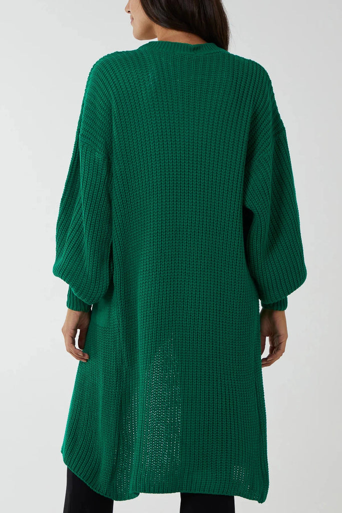 Balloon Sleeved Cardigan