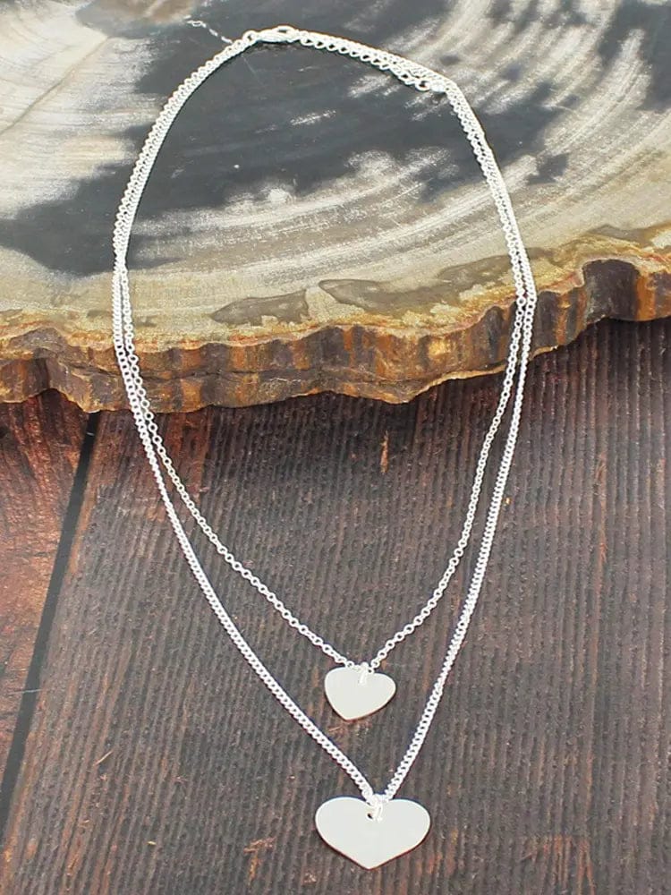 Happy Hearts Necklace & Earrings Gift Set by Suzie Blue POM