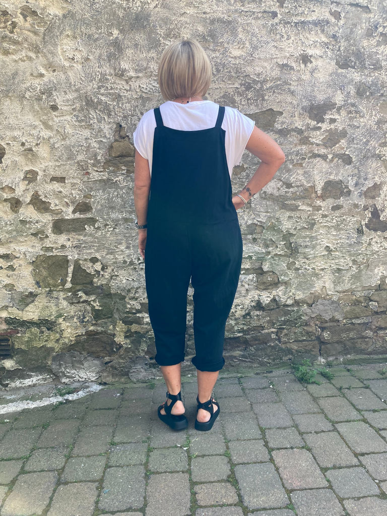 Women’s Knotted Jersey Dungarees Spring Summer