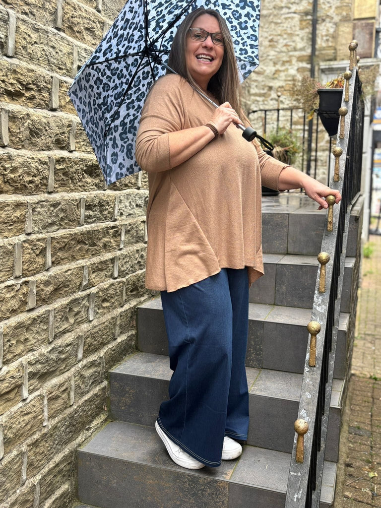 Leopard Print Compact Umbrella By POM Be You Lifestyle Boutique