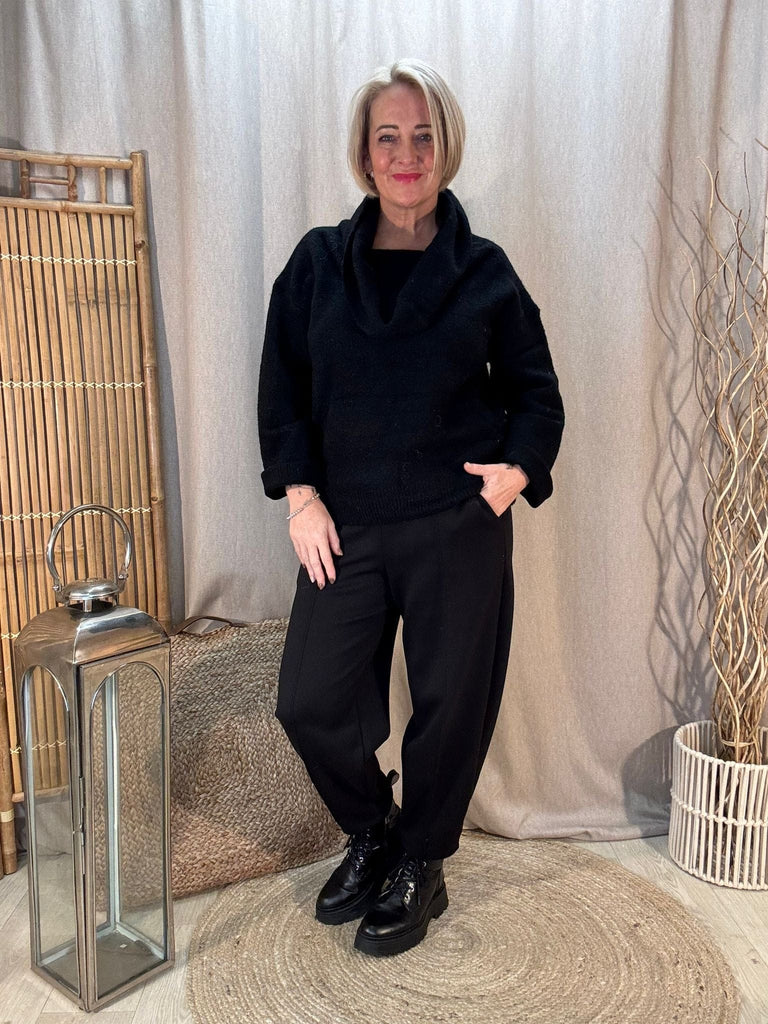 Luxe 3 In 1 Cowl or Bardot Off The Shoulder Knitted Jumper Be You Lifestyle Boutique