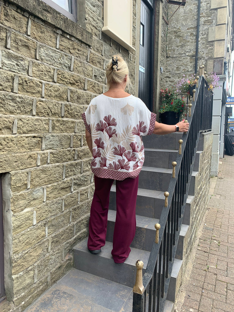 Luxe Wide Leg Seam Front Drawstring Joggers / Trousers Be You Lifestyle Boutique