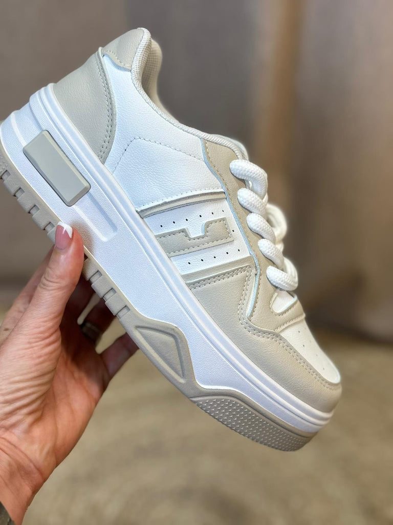 Match White & Beige Trainers Be You Lifestyle Boutique 3