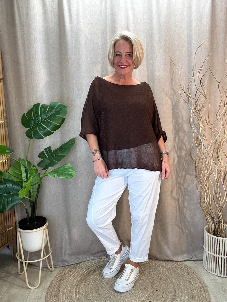 Mesh Fine Knit Layering Top Be You Lifestyle Boutique