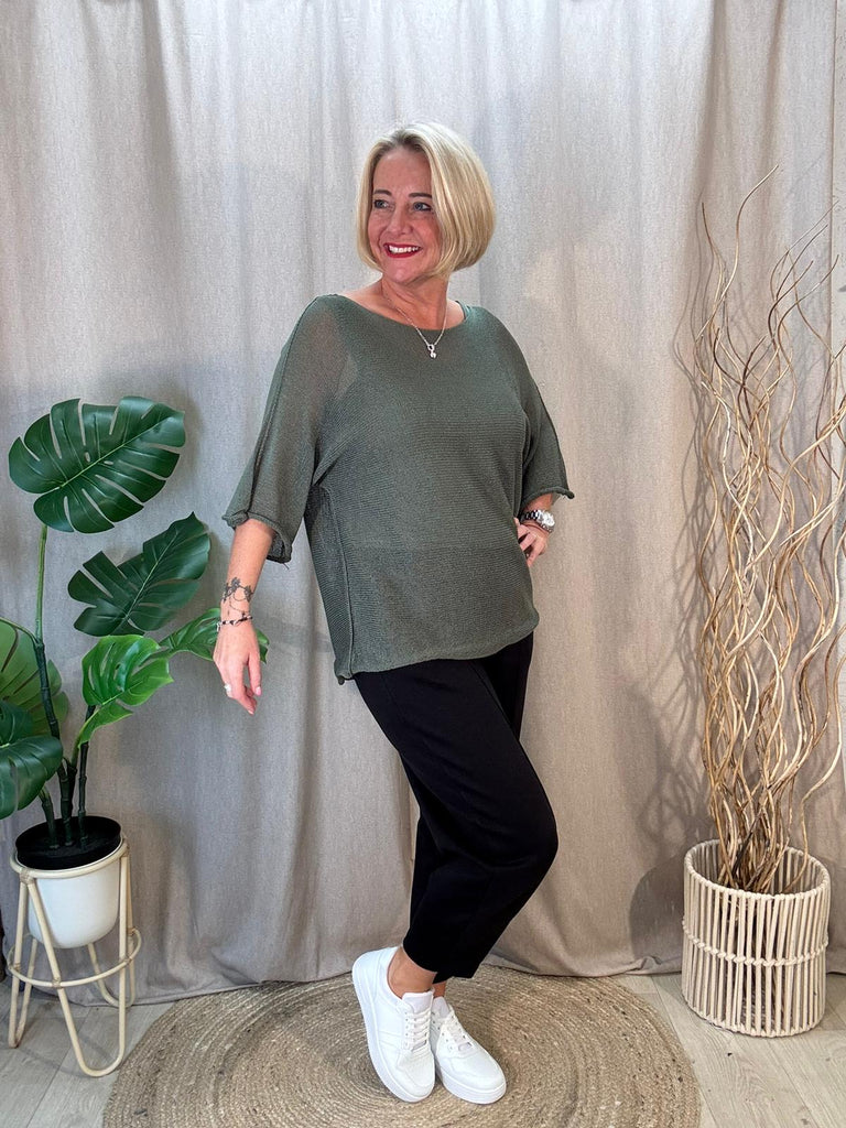 Mesh Fine Knit Layering Top Be You Lifestyle Boutique