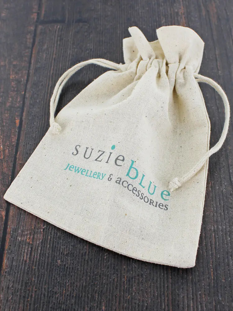 Multi Star Silver Plated Short Necklace By Suzie Blue Gift POM