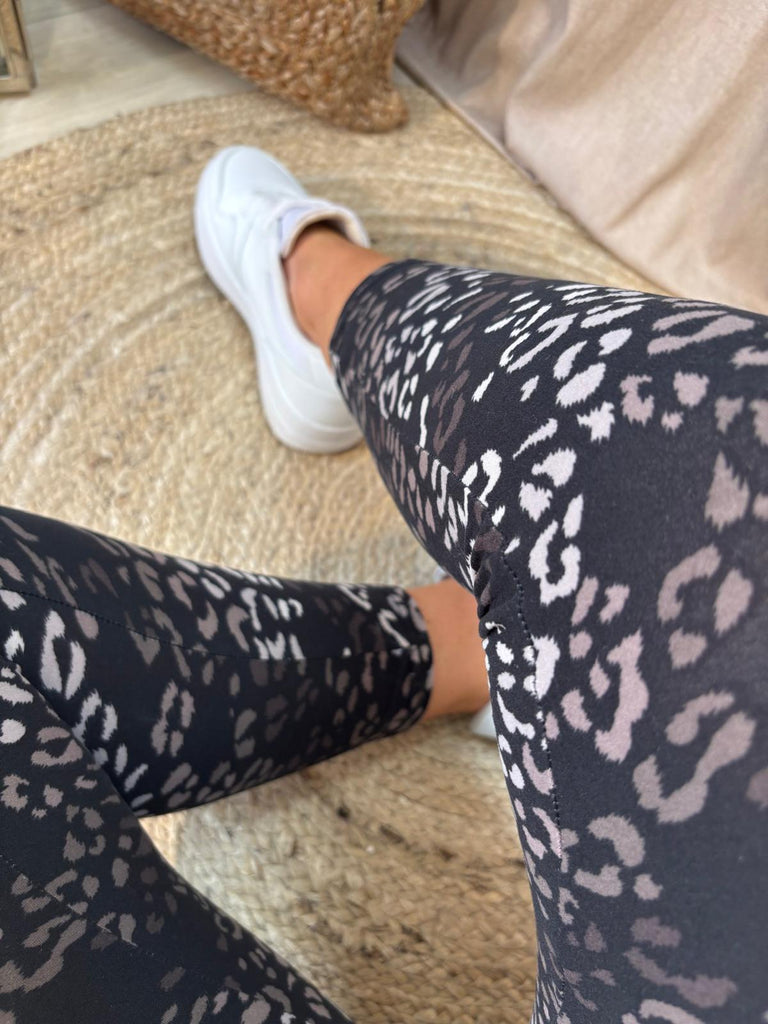 Muted Leopard Super Smooth Leggings Be You Lifestyle Boutique