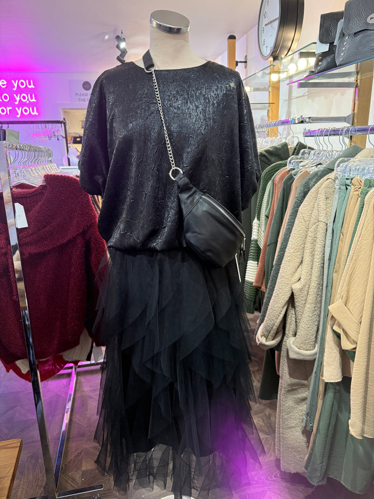Net Tulle Mesh Skirt Be You Lifestyle Boutique One Size / Black