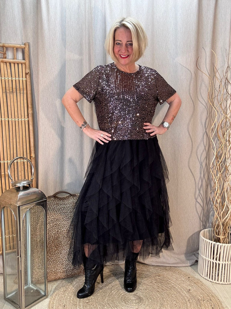 Net Tulle Mesh Skirt Be You Lifestyle Boutique One Size / Black