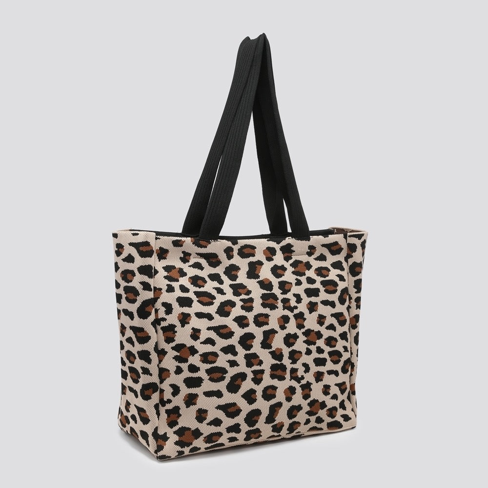 nude shopper bag front