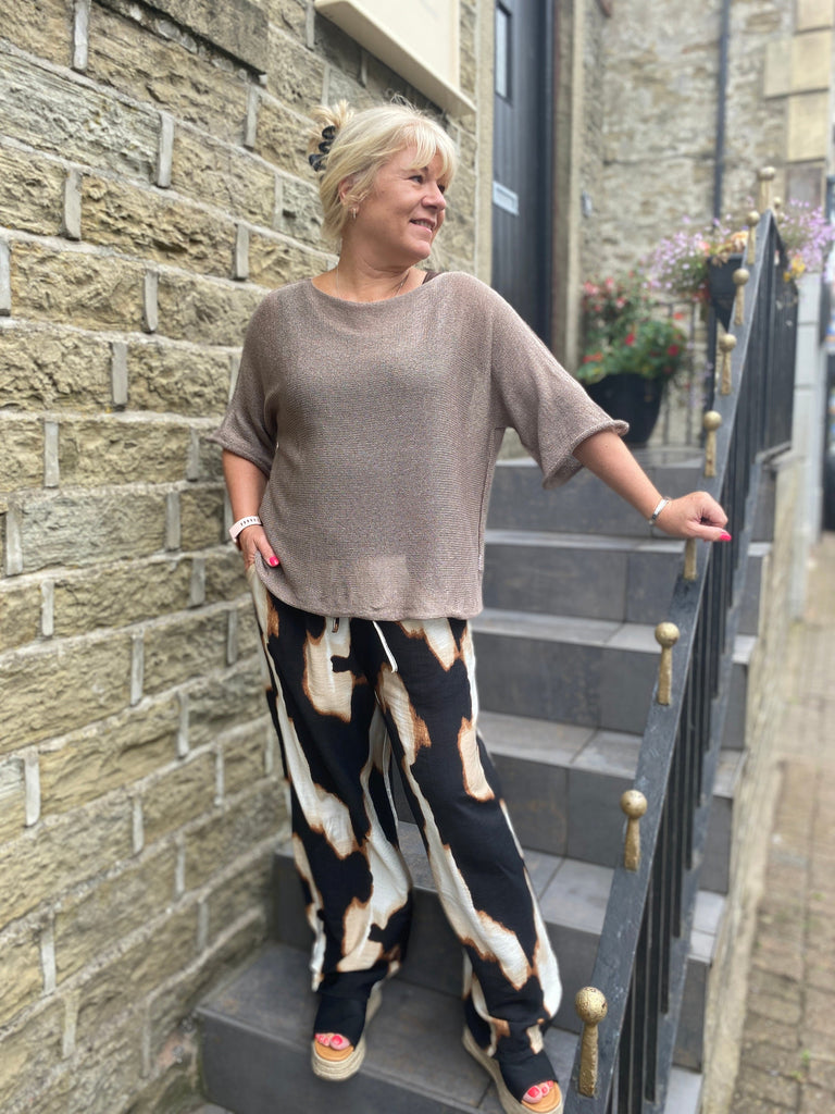 Ombre Animal Print Oversized High Low Shirt Be You Lifestyle Boutique One Size