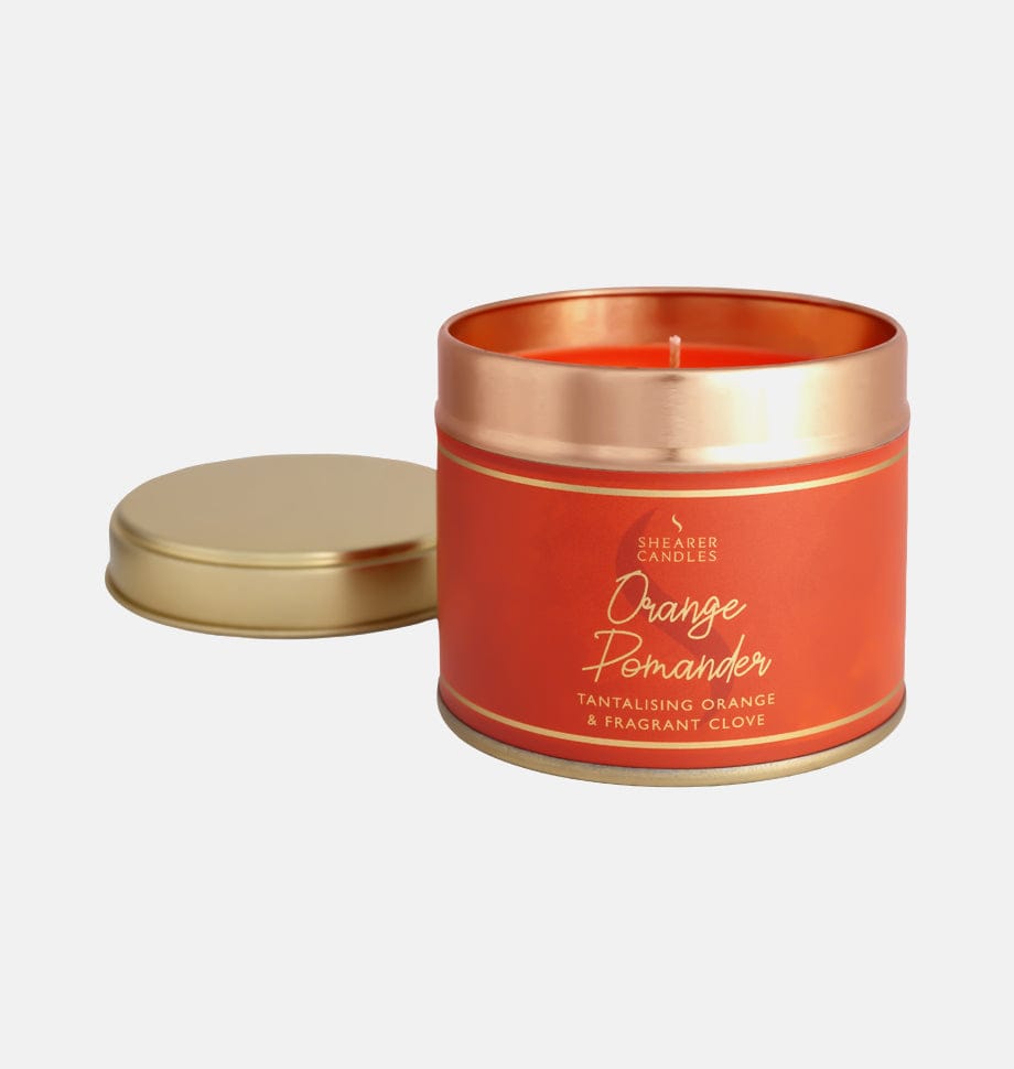Orange Pomander Tin Candle by Shearer Gift 𝗥𝗥𝗣 £𝟭𝟮.𝟱𝟬 Be You Lifestyle Boutique