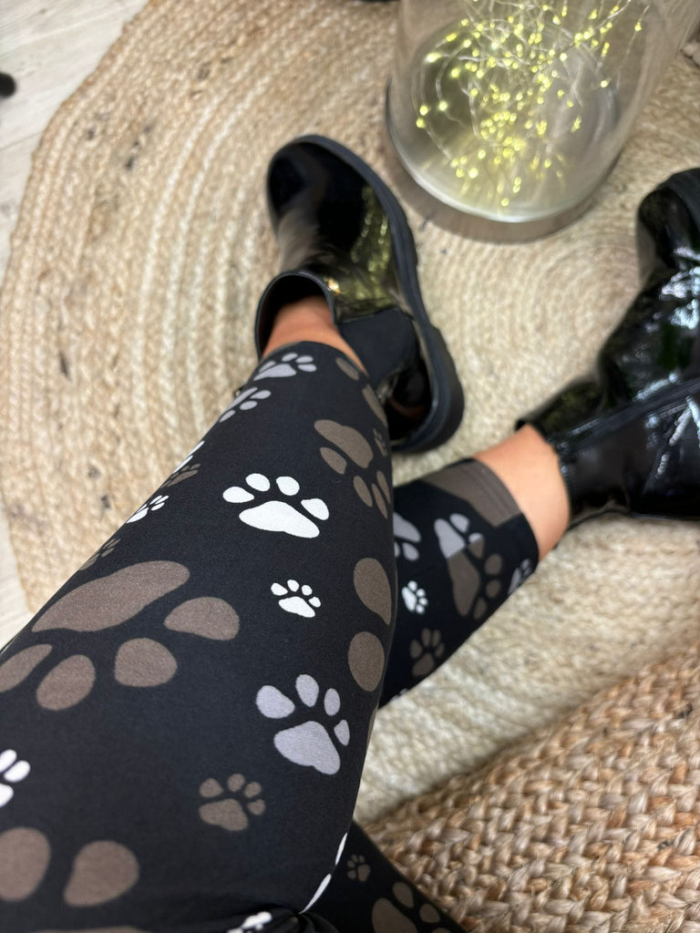 Paw Print Super Smooth Leggings Be You Lifestyle Boutique
